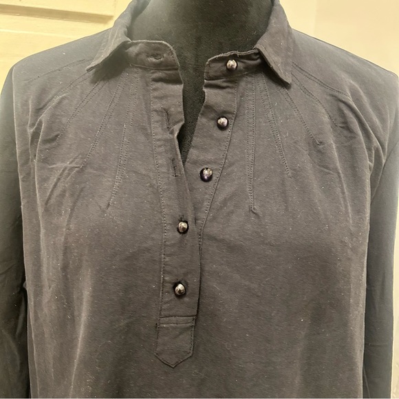 NEW Pomander Place Cotton Shirt Midi Dress Resort Minimalist Coastal XL - Picture 2 of 9